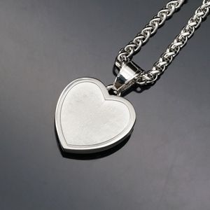 Hip Hop Iced Out CZ Corazón Virgen María Impermeable Sin deslustre Acero inoxidable Joyería de moda Collares colgantes Hombres - Product Image 5