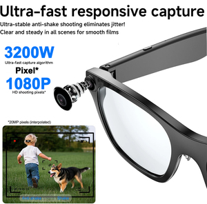 Gafas de Sol Inteligentes Inalámbricas con Cámara HD de 8MP, Traducción por IA, para Uso en Exteriores, con Funciones de Llamadas y Música con Manos Libres - Product Image 4