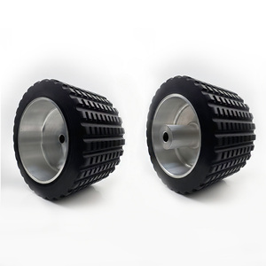 Tùy Chỉnh Tự Làm Xe Đẩy Ổ Đĩa Con Lăn Chịu Mài Mòn Silicone Và Polyurethane Chịu Tải Bánh Xe Cao Su Cho Robot Đi Bộ Bánh Xe - Product Image 3