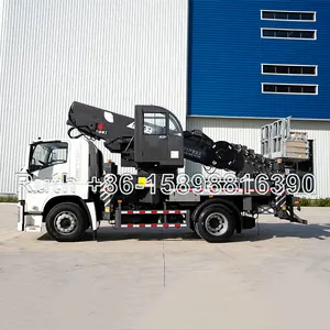 Chine plate-forme de travail télescopique usine JIUHE plate-forme aérienne camions 21m 23m 25m 29m 38m 45m véhicules aériens