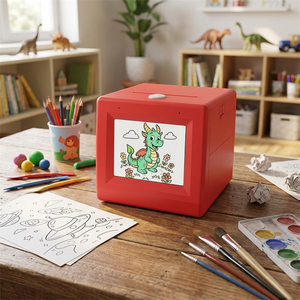 <span class=keywords><strong>Mini</strong></span> Impresora IA con Pantalla de 3.5 Pulgadas, Impresora Térmica Inalámbrica de 200dpi con Soporte para Papel Adhesivo, Impresora de Bolsillo sin Tinta para Teléfono Inteligente - Product Image 1