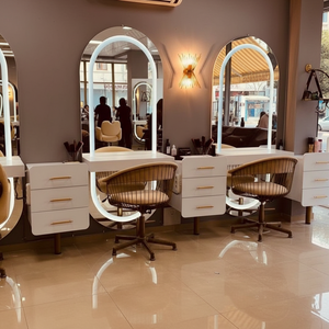 Miroir mural LED pliable en verre moderne, très demandé, pour salon de coiffure, salle de sport, supermarché, centre commercial, salle de bain, chambre à coucher, hôtel - Product Image 2