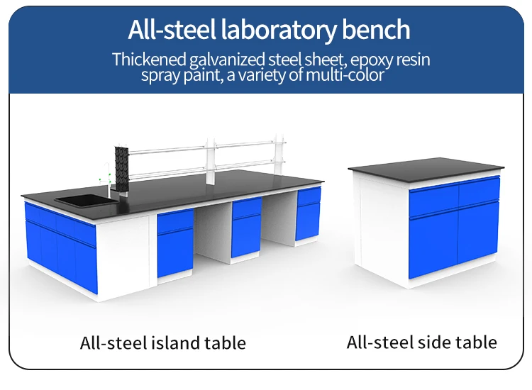 ファクトリー・アウトレットの鋼鉄および木の歯科鉄板工の実験室ベンチ化学実験室の仕事台をワーク テーブル