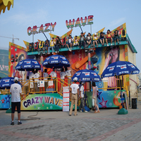 Manège Crazy Wave pour enfants, équipement de fête foraine et de parc d'attractions, à vendre en Chine