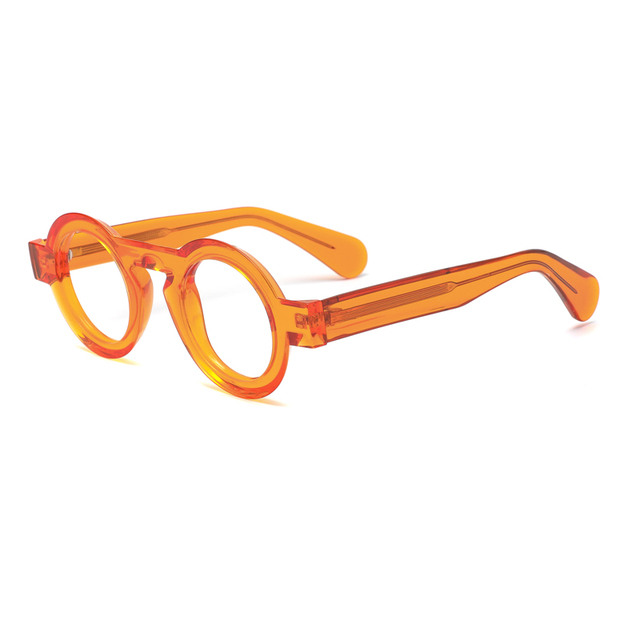 Visualmate Latest High Quality Round Classic Eyeglasses Frame Support Customize Logo Brand Design Optical Glasses