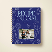 2026 Buku Resep Keluarga Kustom Sampul Kulit Jilid Termal Lembar Lepas Organizer/Planner 100 Lembar PP A4/A5/A6 Memasak