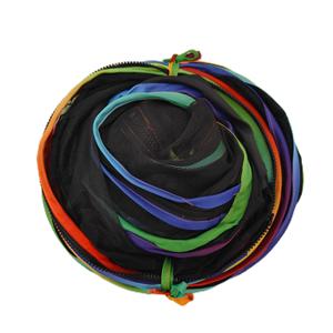<span class=keywords><strong>Cage</strong></span> pour animaux de compagnie carrée 2 en 1 avec tunnel de type U Facile à ouvrir et à plier Filet en maille coloré pour chat et chien Fermeture à glissière Plateau en plastique - Product Image 6