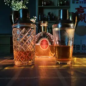 500Ml Gouden Cocktail Shaker Glazen Cocktail Shaker Voor Bar
