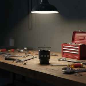 Enchufe hexagonal de 235 1/2 Mb, tamaño de accionamiento L, dimensión B - Product Image 3