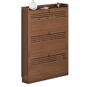 Flip-top <b>shoe</b> cabinet for entryway, large-capacity home <b>shoe</b> rack, simple <b>storage</b> for entryway and foyer, <b>space</b>-<b>saving</b> design. - Product Image 5