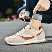 Sepatu Lari Unisex Ukuran Besar untuk Pasangan, Trendi, Modis, Ringan, Bernapas, Kasual, Model Forrest Gump, Tali Depan