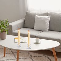Tempat Lilin Kaca Mini Modern Grosir, Tempat Lilin Kaca Kristal Pendek