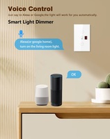 Gradateur intelligent pour ampoules LED à incandescence, Wi-Fi à un seul groupe