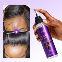 Gel adhésif pour perruques avec logo personnalisé, sans résidus, forte tenue, pour l'installation de perruques en cheveux humains