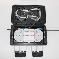 16 fibre extérieure boîte de distribution de fibre optique ftth fibre optique terminal box