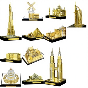 Modelo <span class=keywords><strong>de</strong></span> Cristal <span class=keywords><strong>de</strong></span> Arquitectura Mundial, Edificio <span class=keywords><strong>de</strong></span> Empresa Personalizado, Regalo Empresarial para Inauguración, Aniversario, Mudanza - Set en Caja <span class=keywords><strong>de</strong></span> Regalo - Product Image 1