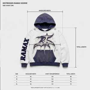 Sweat-shirt à capuche oversize pour homme RAMAX, 100% coton molletonné, streetwear, avec logo sur le devant et poche kangourou - Product Image 2