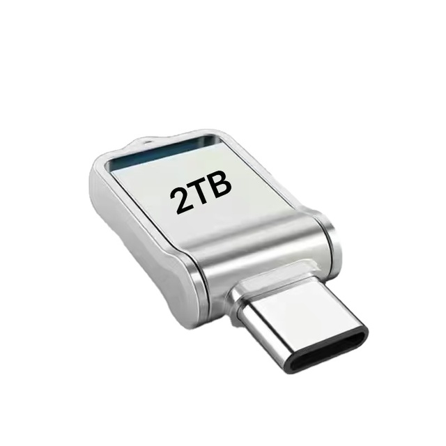 OTG USB 3.0 Flash Drive 128GB 64GB 32GB 16GB Type-c Pendrive with Plastic 2 1 Cheap USB Sticks Encryption 3-Year Warranty Silver