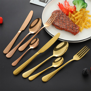Ensemble de couverts en acier inoxydable Pei Jiale, 48 pièces, boîte cadeau polie pour la salle à manger à domicile - Product Image 3