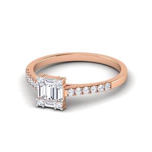 Anillo de Compromiso y Boda Vintage de Oro Blanco para Mujer, con Diamantes Cultivados en Laboratorio, Certificados por IGI, Chapado en Rodio, Regalo para Fiesta - Product Image 4