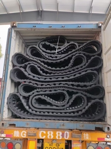 Запчасти для экскаватора, резиновая гусеничная дорожка 230x72x42 300x53x80 320X52,5X80 400x72,5x72 300x52,5x78 400x72,5x74 для мини-экскаватора - Product Image 6