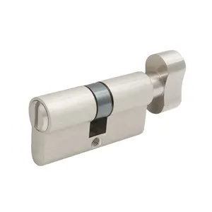 Cilindro di rotazione del pollice della serratura della porta del bagno con profilo europeo senza chiavi