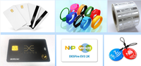 Cartes RFID personnalisées imprimées 13,56 MHz MF Desfire EV3 2K 4K 8K, carte à puce PVC vierge, carte RFID intelligente