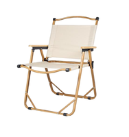 Chaise pliante portable Kermit en aluminium et tissu Oxford, logo personnalisé, pour camping, pêche, loisirs, plage, patio, 51x50x78cm