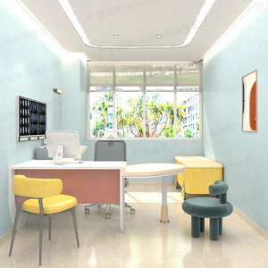 Escritorio Médico Z002 con Estructura de Acero Color Caqui, Muebles de Oficina para Consulta y Diagnóstico Clínico - Product Image 3