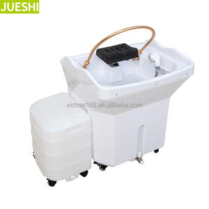 JUESHI Hot Sale Hair Salon Equipment <strong>Portable</strong> Head Spa Basin Multifunction Water Storage Head Basin with Wheels Hair Wash <strong>Sink</strong> - Product Image 1