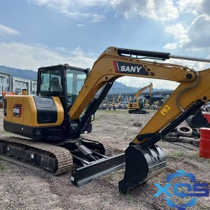 รถขุดตีนตะขาบ Sany Sy55c รุ่นใหม่ ขายดี พร้อมเครื่องยนต์ Isuzu ระบบ PLC และปั๊มไฮดรอลิก 5.5 ตัน สำหรับงานเกษตร - Product Image 1