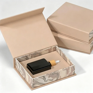 Printed Flip-Top Packaging <b>Gift</b> <b>Box</b> <b>Magnetic</b> Closure for Skincare Products Essential Oils Recycled Materials Customizable - Product Image 4