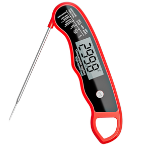 0.6S phản ứng cực nhanh gấp kỹ thuật số BBQ nướng Nhiệt kế không thấm nước với backlit lớn <span class=keywords><strong>LCD</strong></span> hiển thị 304ss thăm dò cho thực phẩm thịt - Product Image 1