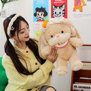 ตุ๊กตาหมีคาดผม HECION น่ารัก ตุ๊กตากระต่ายหูห้อยนุ่มนิ่ม เหมาะสำหรับเด็ก ของขวัญหมอนตุ๊กตา - Product Image 5