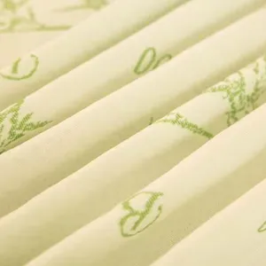 Tissu de bambou personnalisé Tissu en fibre de bambou pur Tissu de bambou 100 pour matelas