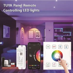 투야 와이파이 RGBCCT <span class=keywords><strong>Led</strong></span> 스트립 컨트롤러 RF 원격 구글 홈 알렉사 스마트 음성 24v Rgbww 5ch Rgbcw 12v <span class=keywords><strong>5</strong></span> in <span class=keywords><strong>1</strong></span> <span class=keywords><strong>Led</strong></span> 와이파이 컨트롤러 - Product Image 5