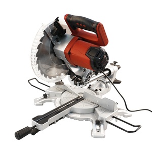 Sierra <span class=keywords><strong>Ingletadora</strong></span> Compuesta Deslizante de Bisel Único de 1500 W y 210 mm, Herramienta Eléctrica Industrial para Cortar Madera, Metal y Ladrillo, 13000 RPM, 220-240 V - Product Image 1