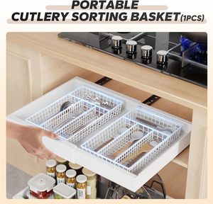 Pull Cabinet Organizer Expandable Heavy Duty Metal <b>Slide</b> <b>Drawers</b> Multifunction Flexible Kitchen Bathroom Living Room Food - Product Image 3