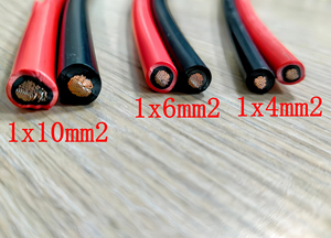 Cable Solar Fotovoltaico de Extensión IEC 131 1000V 10mm² Cobre Rojo, Conectores 2.5mm² para Paneles Solares - Product Image 3