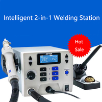 Station de Retravaillage Numérique ATTEN ST-8902D, Pistolet à Air Chaud 90W, Fer à Souder 1300W, Station de Soudage 2-en-1 110/220V, Outils pour Téléphones Mobiles
