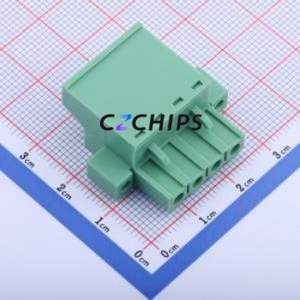 KF2EDGKCM-5.0-4P Plug-in Terminal Block P=5mm Connector Plug Screw Fixing 1x4P 5mm - Product Image 2