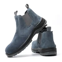 नई सबसे अच्छा बेच cowhide के सुरक्षा जूते विरोधी लूट विरोधी पंचर स्टील सुरक्षात्मक जूते पुरुषों के जूते सुरक्षा जूते