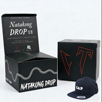 Casquettes de baseball personnalisées avec logo, emballage en boîte en papier, carton d'expédition ondulé, boîte d'expédition en carton