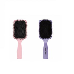 H Handle salon quality ceramic roll brush <b>hair</b> <b>styling</b> <b>tool</b> with non slip rubber handle and soft boar bristle for curly <b>hair</b> - Product Image 2