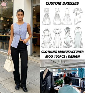 Top Corto Personalizado a Rayas sin Mangas para Mujer, Cuello en V, Botones al Frente, Casual, para Todas las Temporadas - Product Image 1