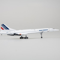 Modèle d'avion civil supersonique Concorde d'Air France en alliage métallique moulé sous pression, échelle 1:400, pour collection, exposition ou cadeau
