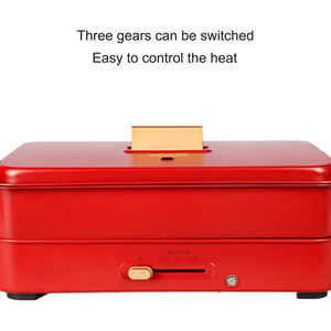 Parrilla Eléctrica Multifuncional y Olla Caliente 2 en 1, Ahorradora de Energía y sin Humo, Compatible con el Idioma Holandés, para Uso Doméstico - Product Image 2