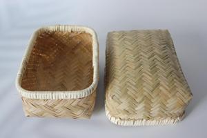 Handwoven <b>Bamboo</b> Ajiro Bento Box Japanese Kitchen Organizer Natural Storage Box Eco Friendly Lunch <b>Container</b> Supplier - Product Image 5