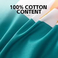 Vente en gros de draps de lit personnalisés en coton 100% - Ensemble de literie 4 pièces - Housse de couette - Taille King Size - Taille Queen Size - Taille Full - Super doux - Luxe