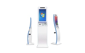 27 inch tự phục vụ kiosk tiền mặt recycler màn hình cảm ứng thông tin kiosk với máy thanh toán tiền mặt - Product Image 3